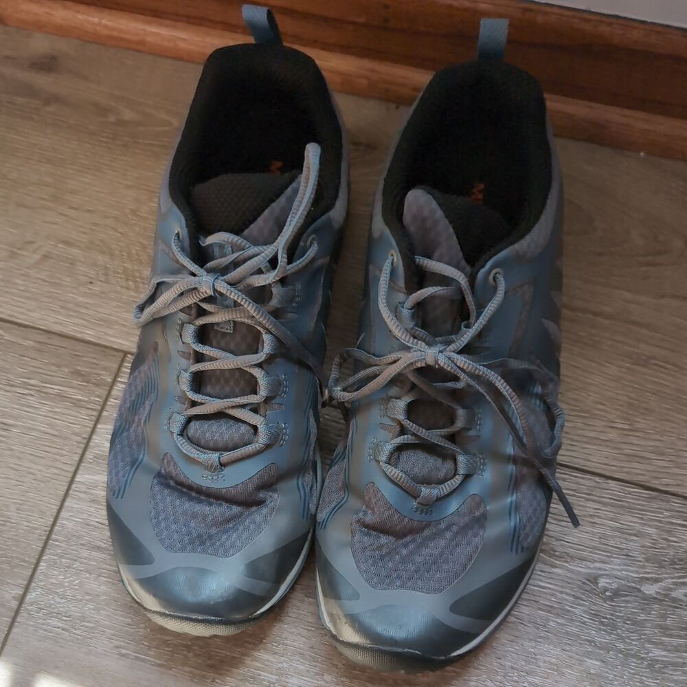 Merrell Siren Edge Q2 Women’s 11 Gray Blue Vibram Hiking Trail Shoes